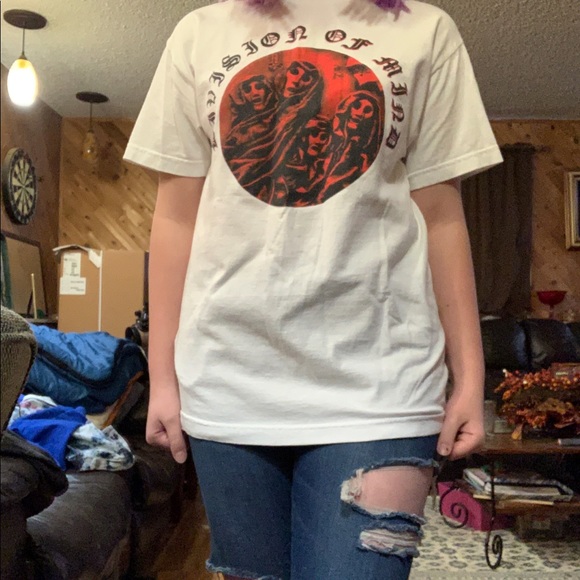 Underground hardcore band division of mind tee - Picture 5 of 8